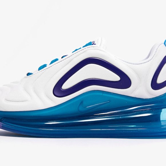 Nike Air Max 720 White Purple Spirit Teal Running - Picture 7 of 11